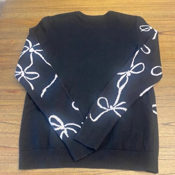 Ann Taylor "Ribbons & Bows" Crewneck Sweater - Picture 12 of 15